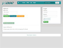 Tablet Screenshot of idoc.co